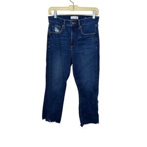 Loft Jeans Dark Wash Cropped Straight Leg 29 / 8 Casual Normcore Denimcore